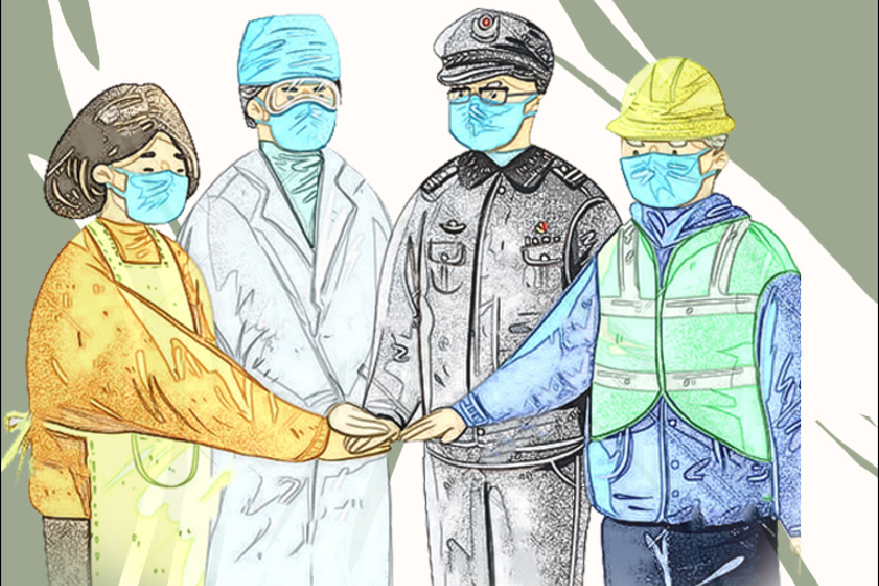 手繪長圖|甘肅戰(zhàn)“疫”故事，“硬核”之下的溫情