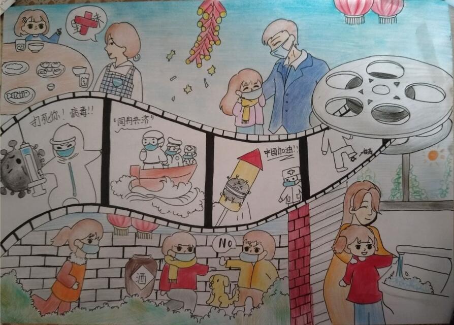 “疫情當(dāng)前，孩子們有‘畫’說”作品展播（三十七）