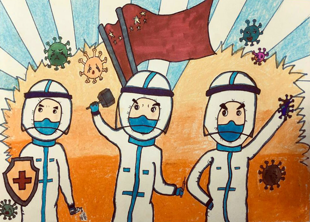 “疫情當(dāng)前，孩子們有‘畫’說”作品展播（三十九）