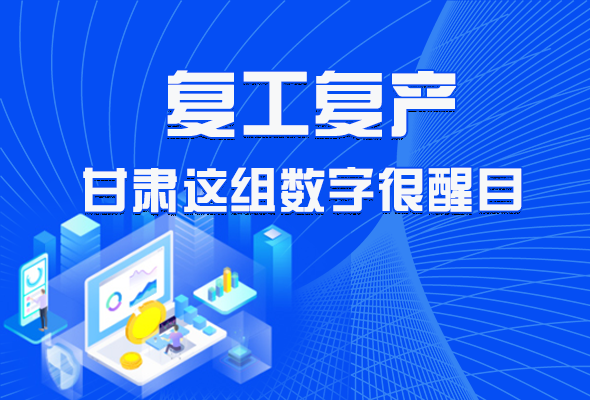 圖解|甘肅復(fù)工復(fù)產(chǎn)有多拼，看看這組數(shù)字就知道了 