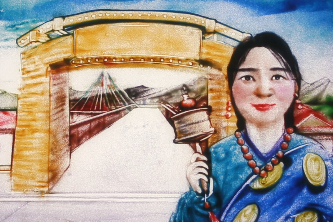 沙畫(huà)|奮力追夢(mèng)！2020決戰(zhàn)脫貧攻堅(jiān)“甘肅卷”