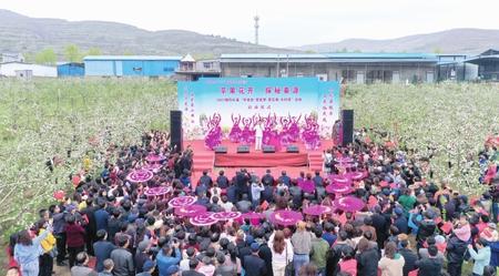 隴南禮縣舉辦“學(xué)黨史·感黨恩·賞花?！むl(xiāng)村游”活動