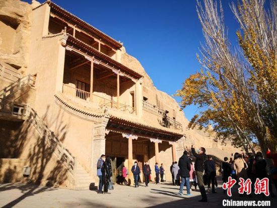 圖為敦煌莫高窟藏經(jīng)洞。(資料圖) 馮志軍 攝