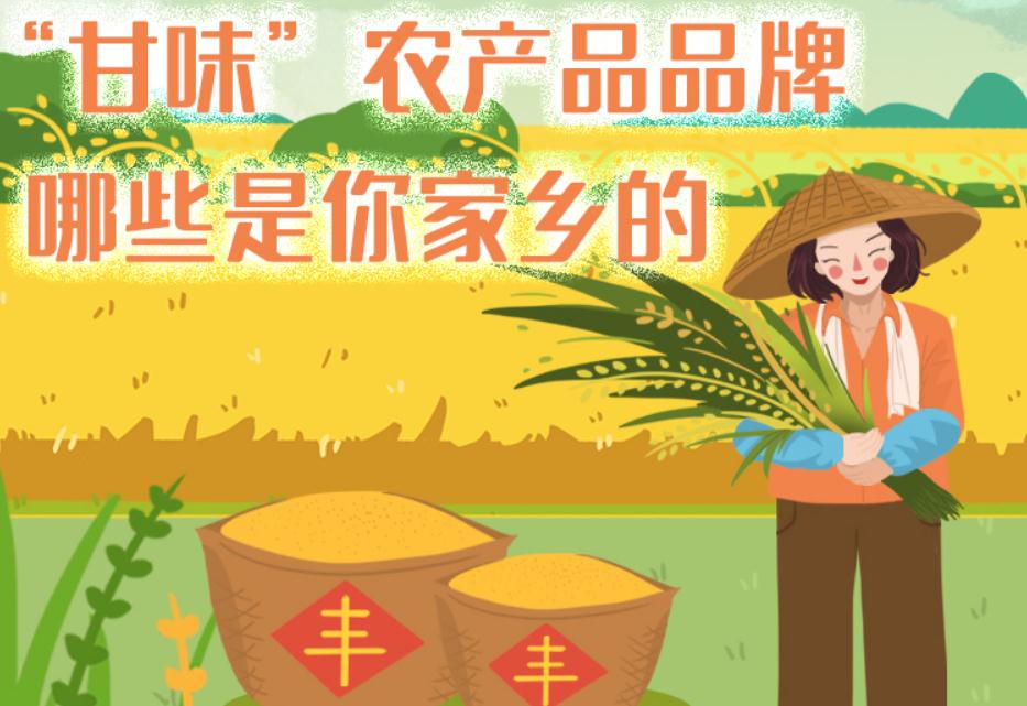 一圖帶你了解“甘味”農產品品牌 ，哪些是你家鄉(xiāng)的？