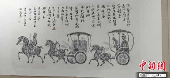 圖為傳拓作品?！〈蘖?攝