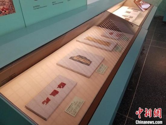 圖為展覽現(xiàn)場。　敦煌研究院供圖