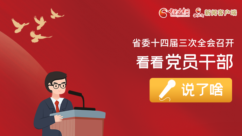 圖解|事關(guān)甘肅省委十四屆三次全會，黨員干部這么說！