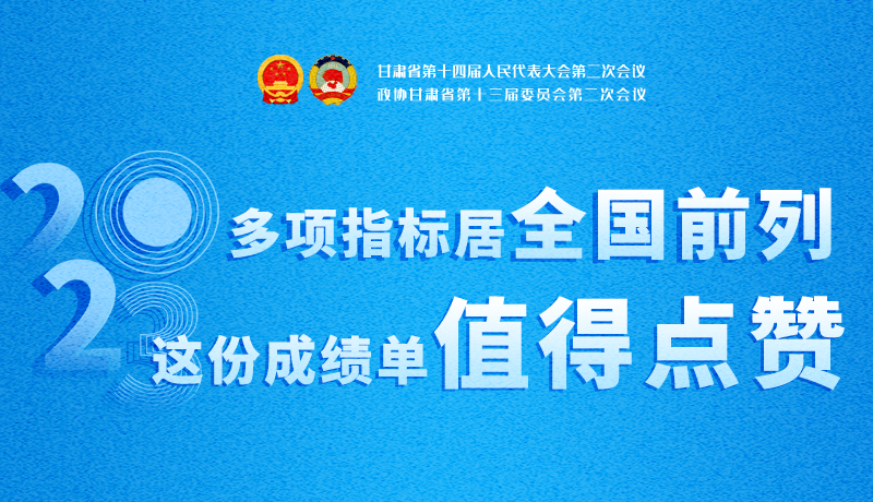 【聚焦2024甘肅兩會(huì)】3D海報(bào)|多項(xiàng)指標(biāo)居全國(guó)前列！甘肅這份成績(jī)單值得點(diǎn)贊