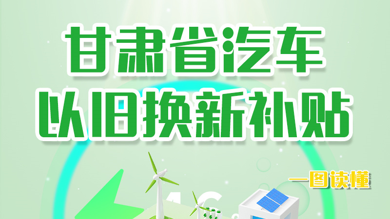 海報|重大利好！甘肅省汽車以舊換新補貼來了