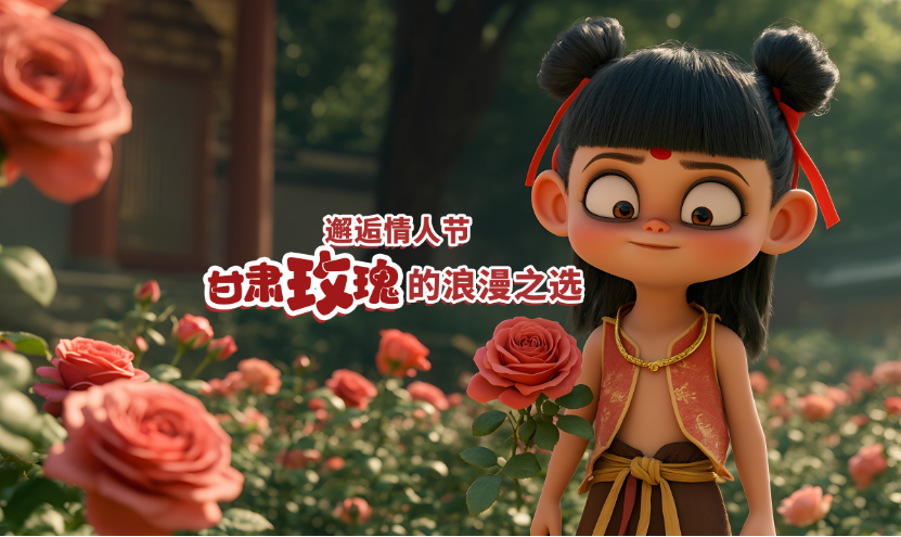 AI視頻 | 邂逅情人節(jié)，甘肅玫瑰的浪漫之選